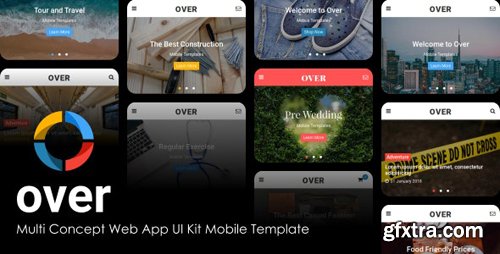 ThemeForest - Over v1.0 - Multi-Concept Web App UI Kit Mobile Template (Update: 18 February 20) - 21184482