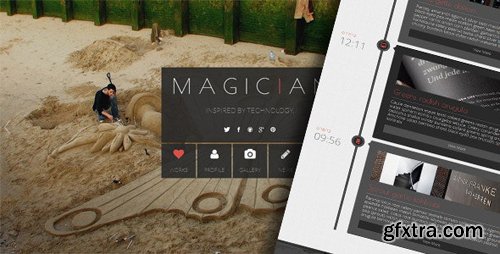 ThemeForest - Magician v1.1 - Responsive Parallax Template - 4643983