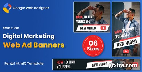 CodeCanyon - Digital Marketting Banners GWD v1.0 (Update: 18 February 20) - 24054646