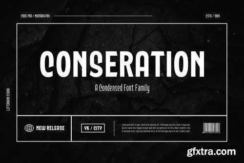 Conseration Font Family