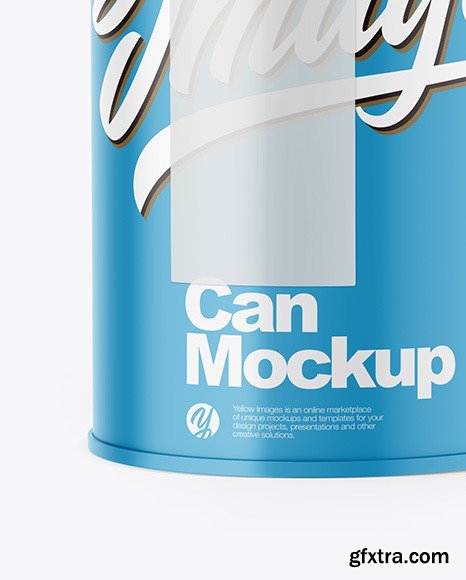 Can with Box Mockup 55250