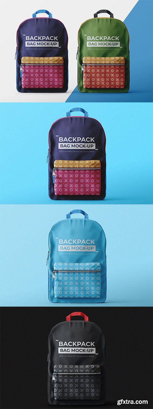 Backpack Mock-Up Template