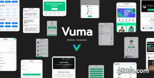 ThemeForest - Vuma v1.0 - Mobile Template (Update: 18 February 20) - 24064575