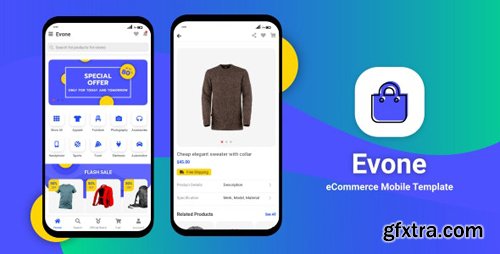 ThemeForest - Evone v1.0 - eCommerce Shop Store Mobile Template (Update: 18 February 20) - 25162276