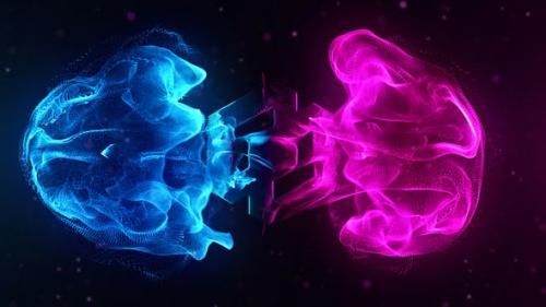 Videohive - Flowing Particles Explosion Logo