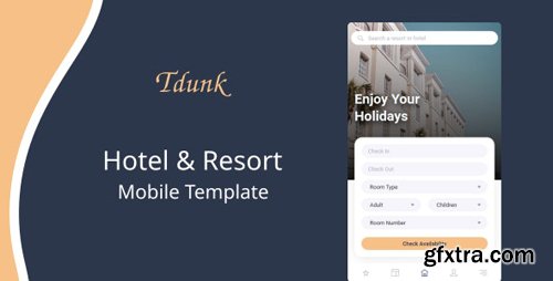 ThemeForest - Tdunk v1.0 - Hotel & Resort Mobile Template (Update: 18 February 20) - 25743213