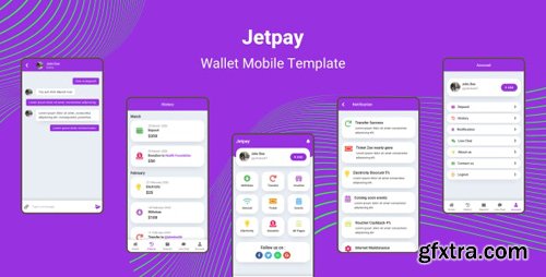 ThemeForest - Jetpay v1.0 - Wallet Mobile Template (Update: 18 February 20) - 25751475