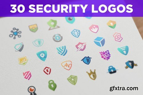 30 Security Themed Logos