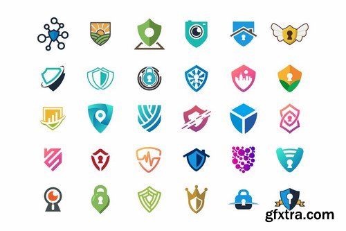 30 Security Themed Logos