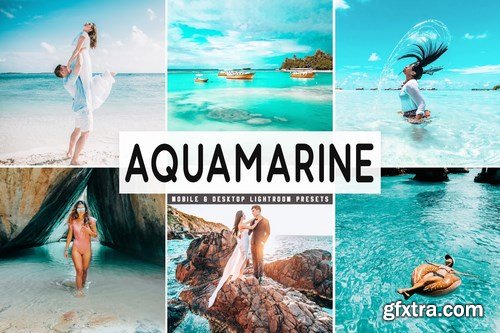 Aquamarine Mobile & Desktop Lightroom Presets