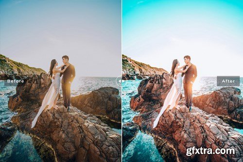 Aquamarine Mobile & Desktop Lightroom Presets