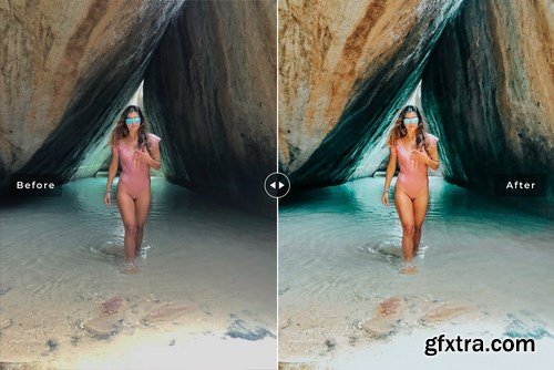 Aquamarine Mobile & Desktop Lightroom Presets