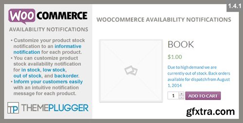 CodeCanyon - WooCommerce Availability Notifications v1.4.1 - 8422290