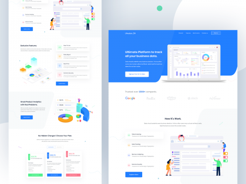 UlrtaData.24 - SAAS Landing Page - ulrtadata-24-saas-landing-page