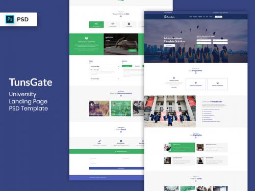 University Landing Page PSD Template-02 - university-landing-page-psd-template-02