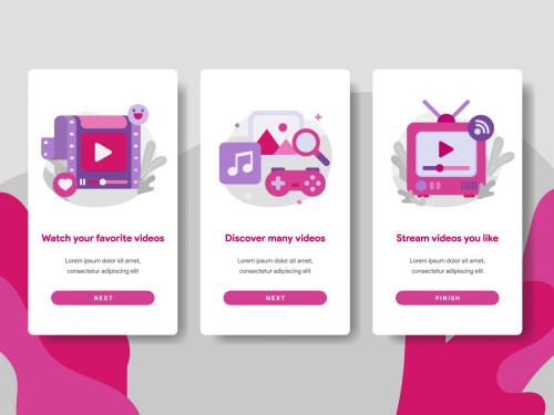 Video Streaming Illustration for Onboarding Page - video-streaming-illustration-for-onboarding-page