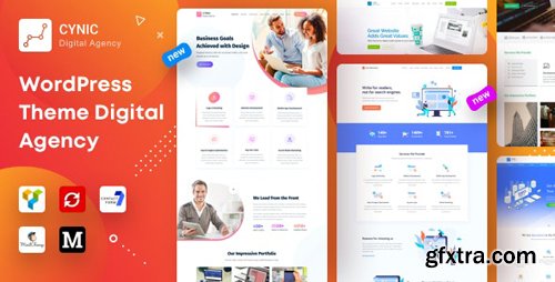 ThemeForest - Agency Cynic v1.10 - Digital Agency, Startup Agency, Creative Agency WordPress Theme - 20779317