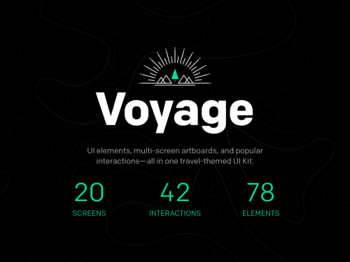 Voyage (Travel Themed UI Kit) - voyage-traveled-themed-ui-kit