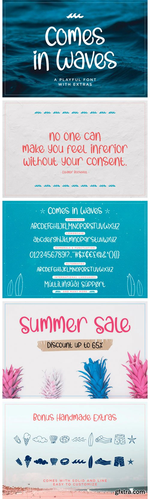 Comes in Waves Font