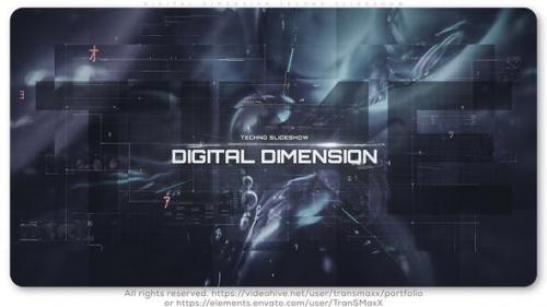 Videohive - Digital Dimension Techno Slideshow