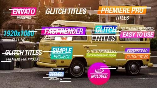 Videohive - Colourful Glitch Titles