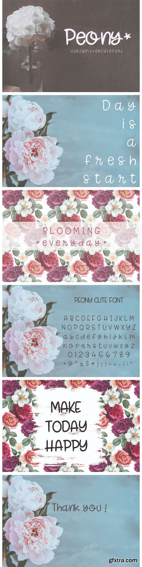 Peony Font