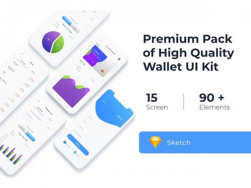 Wallet UI KIT for Sketch - wallet-ui-kit-for-sketch