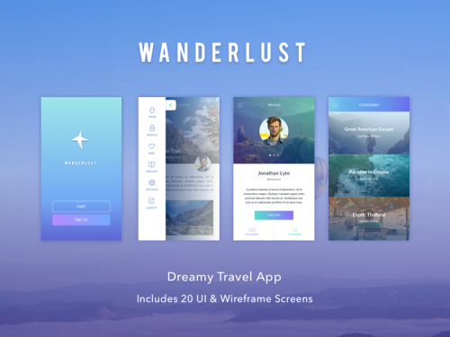 Wanderlust - Travel UI Kit - wanderlust-travel-ui-kit