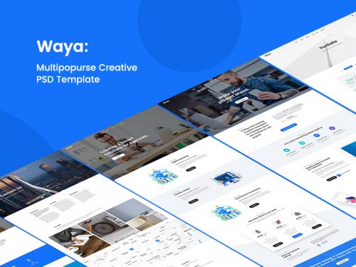 WAYA - Multipurpose Creative PSD Template - waya-multipurpose-creative-psd-template