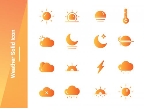 Weather Gradient Icon - weather-gradient-icon