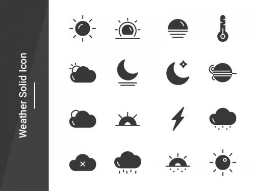 Weather Solid Icon - weather-solid-icon