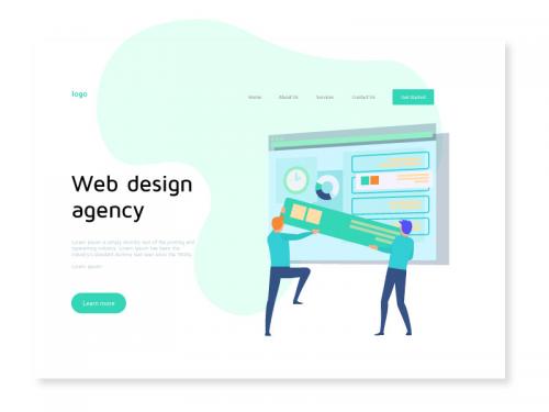 Web Design Agency Illustration for Landing Page - web-design-agency-illustration-for-landing-page