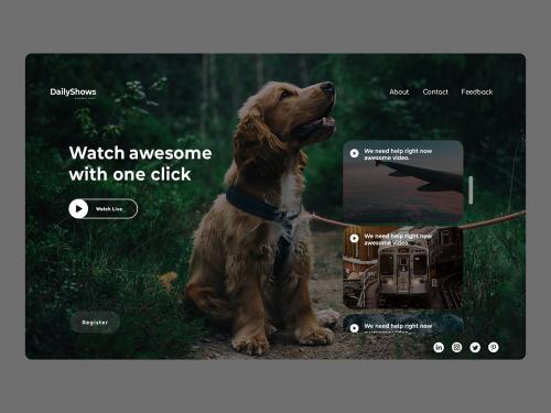 Web design for TV shows - web-design-for-tv-shows