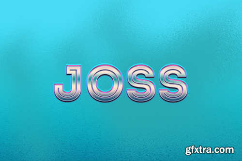 Joss text style Premium Psd