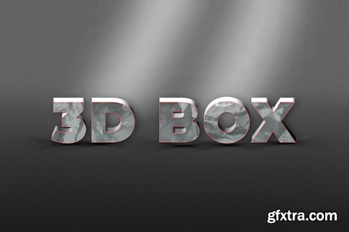 3d text effect Premium Psd