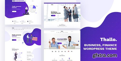 ThemeForest - Thallo v1.0.2 - Consulting & Finance WordPress Theme - 25030250