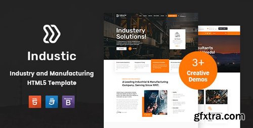 ThemeForest - Industic v1.0 - Factory and Manufacturing HTML5 Template - 25093780