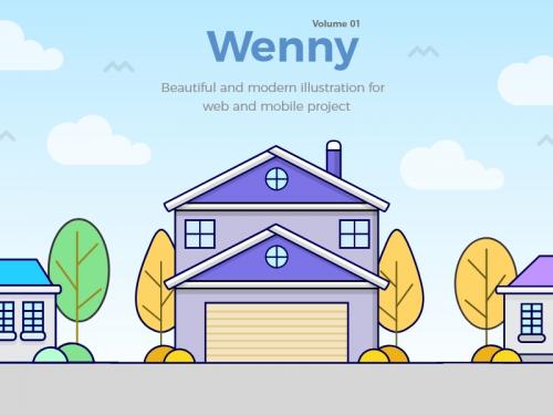 Wenny House Illustrations - wenny-house-illustrations