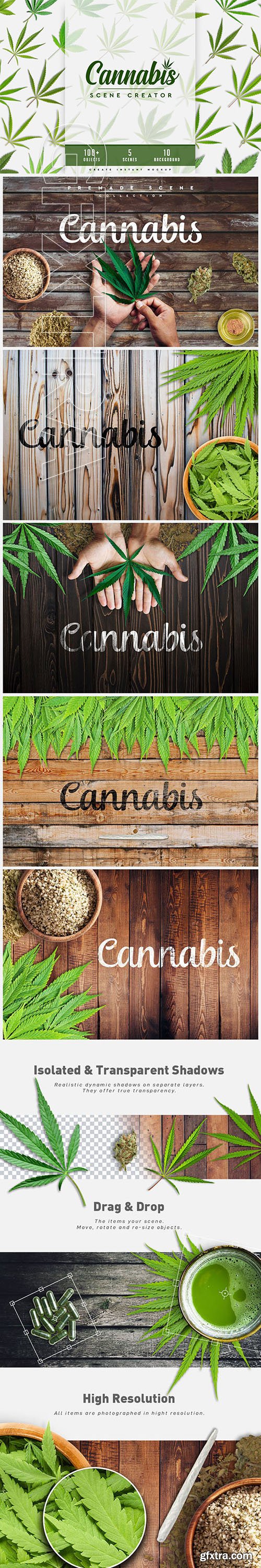 CreativeMarket - Cannabis Scene Creator #01 4397748