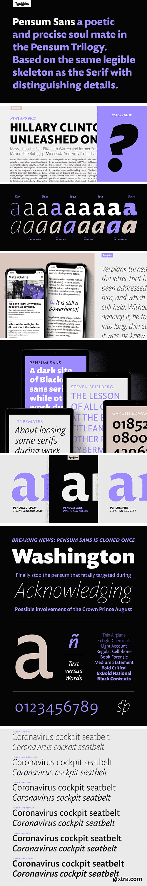 Pensum Sans Font Family