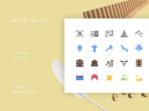 Wild West 200 - wild-west-icons