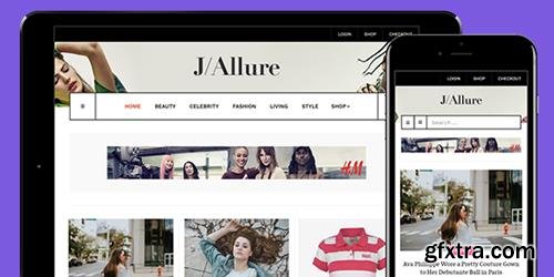JoomlArt - JA Allure v1.0.5 - Creative Joomla Template For Beauty and Fashion Magazine Websites