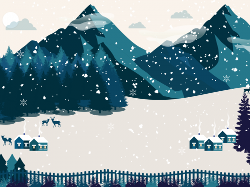 Winter Landscape Illustration - winter-landscape-illustration