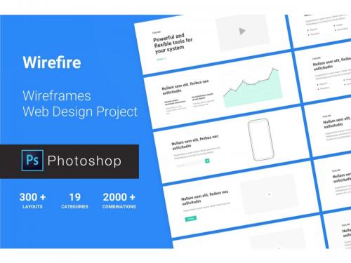 Wireframe Web Design Project 300++ PSD Version - wireframe-web-design-project-300-psd-version