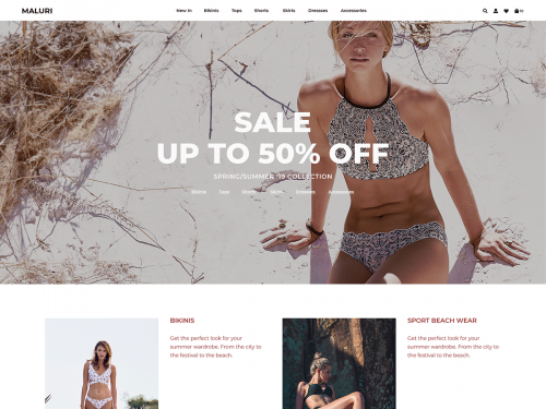 Woman's Clothing Outlet Homepage Design - woman-s-clothing-outlet-homepage-design