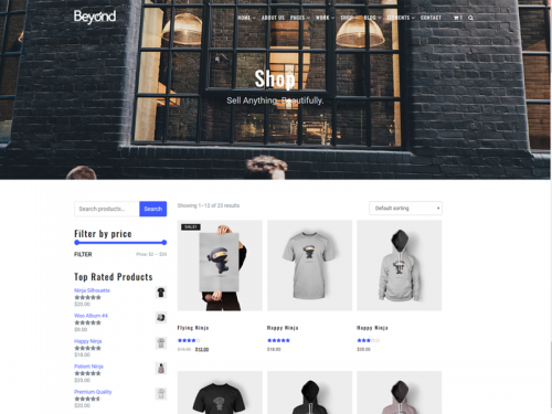 WooCommerce Shop - Beyond WordPress Theme - woocommerce-shop-beyond-wordpress-theme