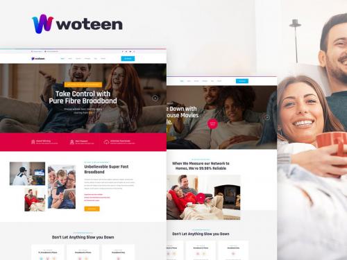 Woteen - Broadband and Telecom Business PSD - woteen-broadband-and-telecom-business-psd