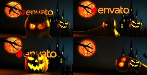 Videohive - Scary Halloween Ghost Logo Reveal Bundle