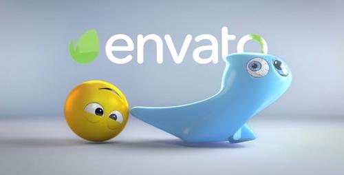 Videohive - Ghost And Emoji Logo Reveal