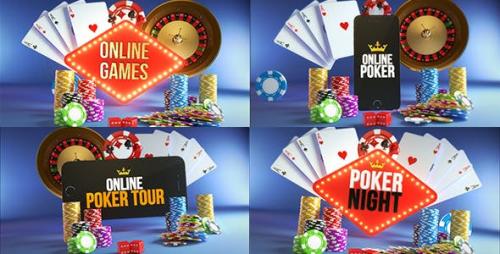 Videohive - Poker Casino Logo Reveal Modular Pack